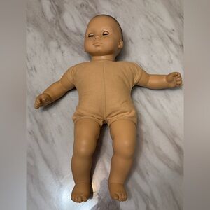 Pleasant company bitty baby vintage doll with brown hair